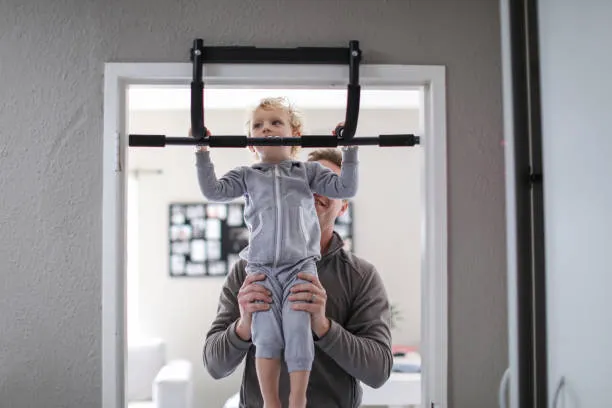 Happy, strong and active child